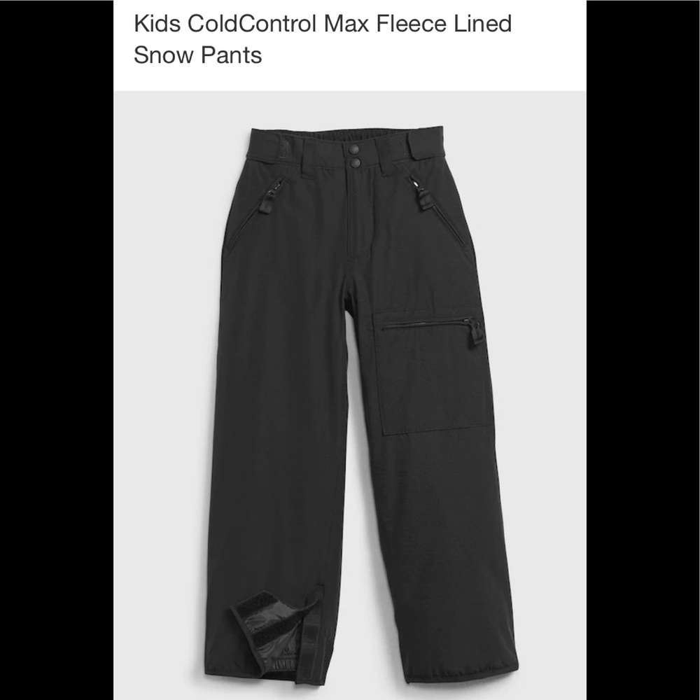 GAP Kids Black Cargo Pants - Picture 2 of 16